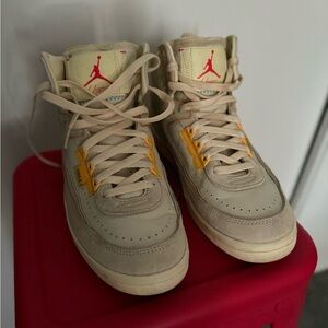 Air Jordan 2 Retro 2 SP Union - M Sz. 9 / W Sz. 10.5 - Rattan